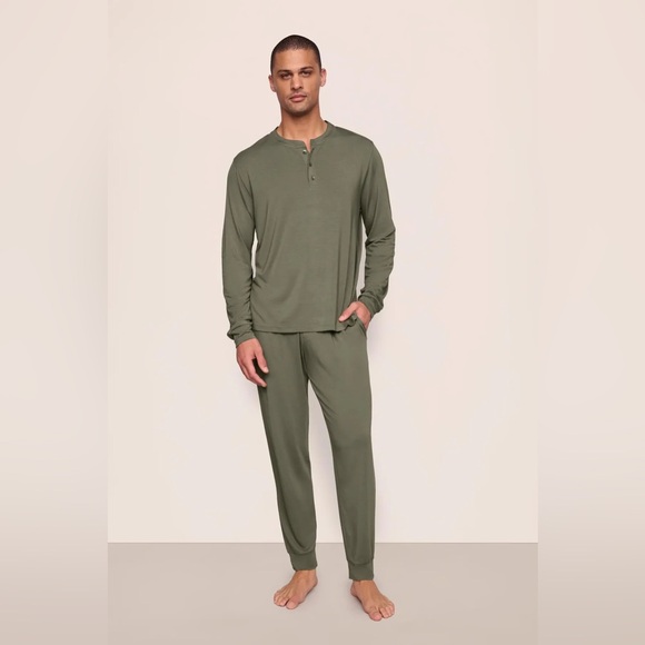 EBERJEY Henry TENCEL Modal Long PJ Set - Picture 1 of 5